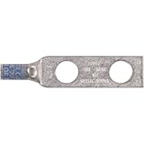 Burndy YA6CL-2TC14E2 Two Hole Hylug Code Conductor Standard Barrel Copper Compression Terminal 6 AWG