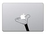 カインドストア MacBook Air / Pro マックブック ステッカー シール テレビ CM ミッキー ハンド Mickey M498