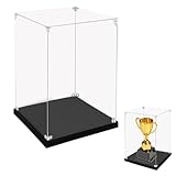 ディスプレイケース 透明アクリルディスプレイボックス、大型防塵保護ショーケース高さ10/15/20/25/30/40/50/60センチメートル、トロフィー/モデル/人形カウンタートップ収納ボックス (Size : 30cm(12")x30cm(12")x30cm(12"))