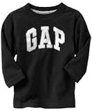 baby gap kids ロゴ　Tシャツ　長袖（ブラック）【月齢：4歳・5歳】（並行輸入品） (5YRS（5歳）)