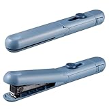 マックス ホッチキス スティック型 モティック くすみカラー ネイビーブルー HD-10SK/NB