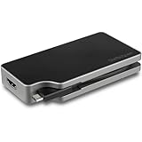 StarTech.com USB Type-C接続マルチハブ HDMI/DVI/VGA/mDP出力対応マルチアダプタ 85W USB PD対応 4K/60Hz アルミケース CDPVDHMDPDP