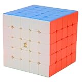 Bucubke YuXinリトルマジック5x5 M パズルステッカーレス磁気マジックキューブ 小さな魔法 5x5x5 マグネットスピードキューブ