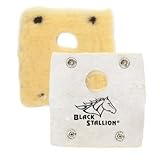 Black Stallion BH Sheepskin Helmet Headgear Padding - Back With Knob H by Revco