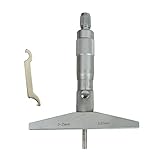 KESOTO 深さ測定マイクロメーター　測定範囲：0-25mm 　球形プローブ　マシニスト 深度ゲージ　　