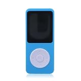 ポータブル デジタル ディスプレイ MP3 プレーヤー オーディオ レコーダー ブルートゥース 対応 5.0 ビデオ ミュージック スピーカー 青 カードなし, 青カードなし
