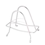 uxcell　まな板ラック　ラックサポートフレーム　キッチ　カッティングボード　ラックサポート　ステンレススチール　フレーム　シルバートーン