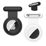 【2023改良型】 エアタグ ケース 子供用 AirTag ケース 安全ピン付き airtag ピンバッジ シリコン製 AirTag カバー