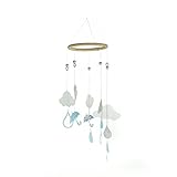 Roser Life MobilesハンドメイドHangingモバイルブルーホワイトRain Drops Decor (パックof 1 )
