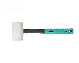 SMATO(スマート) ゴムハンマー 両口ハンマー ショックレスハンマー 45mm 305mm 289g White(白)