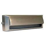 Best Quality Lighting LV61S SLV Finished Outdoor Step Light with Clear Glass Shade, Stainless Steel 
