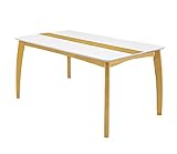 関家具(Sekikagu) ダイニングテーブル ライトブラウン 幅135×奥行80×高さ70cm ハイグロス仕上げ 171363