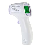 Anself デジタルLCD 非接触 IR赤外線額 温度計 体表面温度測定 高温アラーム機能