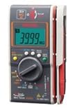 三和電気計器　DG35a 絶縁抵抗器 ハイブリッドミニテスタ・500V/250V/125V 3レンジ絶縁抵抗計・0.01MΩ分解能