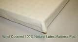 All Natural Latex, Wool covered Pads for Mini, Porta-crib, Co Sleepers and Playards in 6 Sizes by Or