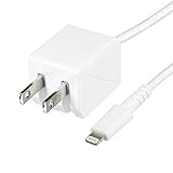 オウルテック 超タフ ライトニングケーブル一体型 2.4A 2m ホワイト OWL-ACJKLT20-WH