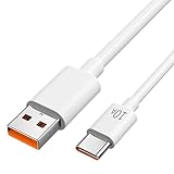 ポータブル充電器コード、タイプC携帯電話充電器ケーブル、1Mホワイト充電コード、10Aの超高速充電データケーブル、スマートフォンに適したType Cインターフェース、延長可能で車内での使用も可能, 家庭、職場、車、日常生活用のデータ転送ツール