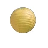 WeGlow International 8' Paper Lantern - Yellow (3 pieces) [並行輸入品]