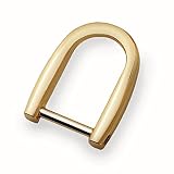 2個 合金 Dカン ネジ式 リング キーホルダー金具 キーリング 高質 光沢感 アクセサリーパーツ 業務用 (1.4cm, シルバー)