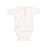 (ベイビーバグズ) Babybugz ベビー・赤ちゃん用 オーガニックコットン Kimono 半袖ボディースーツ ロンパース (3-6ヶ月) (ナチュラル)