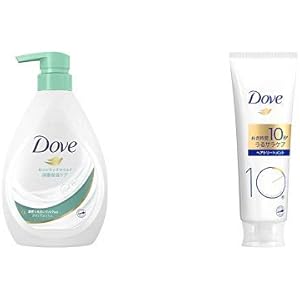 【セット買い】Dove ダヴ ボディウォッシュ センシティブマイルド ポンプ 500g & ダヴ 濃密ミルク 10秒 トリートメント 180g