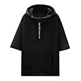 [Dafanet] タンクトップ 筋トレ 細い パーカー 夏 メンズ 半袖シャツ メンズ 大きいサイズ 半袖Tシャツ 速乾メンズ スポーツ
