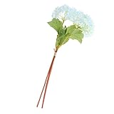 Dovewill 3個/セット　造花　装飾　花嫁　結婚式　花束　人工紫陽花　全６色 - 青