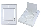 (2, Small Exhaust Vent) - 2 Central Vacuum Cleaner Small Exhaust Inlets For All Central Vacuum Syste