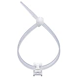 因幡電工 配管固定サドル スリムダクト用結束バンド＋サドル 10個 SL-300 (10)