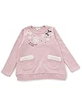 3can4on(Kids)(サンカンシオン(キッズ))ボアポケット雪の結晶トレーナー ベビーピンク(071) 90(90cm)