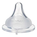 b.box(ビーボックス) 哺乳びん 発達に合わせてつけかえ 乳首 ニップル 【b.box正規品】【PPSUベビーボトル】 専用ティート2個セット ステージ2（3か月～6か月）