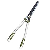 Worth Long Handle 27in. Garden Hedge Shear Shrub Pruning Trimmer w/ Non-stick Alloy Tool Steel Blade