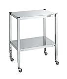 ステンレスフリーワゴン高さ調整タイプ 棚板フラット型仕様 STFW4-10A