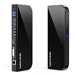 WAVLINK USB3.0 ドッキングステーション横置き Windows/Mac対応 デュアルモニター 2K@60 HDMI DVI VGA (DVI to VGAアダプター) ポート ギガビット イーサネット USB3.0 ポートx2 USB 2.0 ポートx4 音声入出力