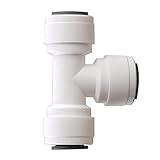 Fityle 配管　排水用　フィルタインストール　3/8インチのROシステム　T型蛇口　高品質　耐久性　食品級POM