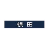 丸三タカギ 彫り込み済表札 アクリル APB1-N-1-1-横田 【完成品】