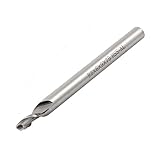 uxcell ストレートシャンクボールエンドミル　4mmx6mmx9mmx75mm　2 フルート　HSS