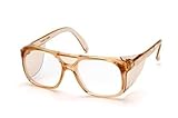 Pyramex Monitor Safety Eyewear Clear Lens With Carmel Frame [並行輸入品]