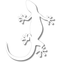 Amazon.co.jp: nc-smile ヤモリ Gecko トカゲ シルエット