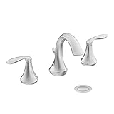 Moen T6420 Eva Two-Handle High Arc Bathroom Faucet without Valve, Chrome [並行輸入品]