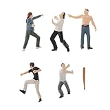 LuDa 1:64スケールモデルミニチュアフィギュアレキャラアーモデルおもちゃ, B