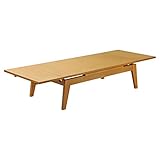 岩附 伸長式テーブル 幅120cm 150cm 180cm 3段階調節 ナチュラル センターテーブル リビングテーブル ローテーブル ちゃぶ台 伸縮 スライド IW-1218 NA