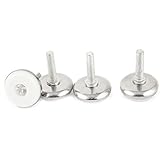 uxcell レベリングフット　家具アジャスター　グライド　調節可能なネジ　 M6x30mmx25mm　4個