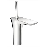 Hansgrohe 15074401 PuraVida Single-Hole Faucet, White/Chrome [並行輸入品]