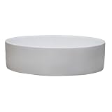 Decolav 1459-CWH Classically Redefined Elongated Above Counter Lavatory Sink, White by Decolav