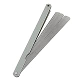 uxcell 隙間ゲージ　シンワ シックネスゲージ　１７センチメートル長さ　10.02?1ミリメートル　金属