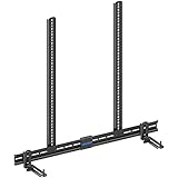 MOUNTUP サウンドバーマウントキット サウンドバー専用金具 耐荷重6.8kg サウンド取り付け金具 ブラケット スピーカーマウント テレビの上下に取り付け可能 ネジ類付き