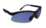SAS Safety 541-0005 Sidewinder Eyewear with Polybag Blue Mirror Lens/Black Frame [並行輸入品]