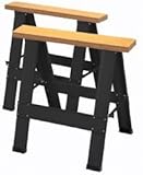 Harbor Freight Tools Two Piece折りたたみ式Saw馬によって設定Harbor Freight Tools