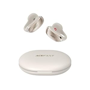 ACEFAST ACECLIP Pro イヤーカフ ワイヤレスイヤホン Bluetooth 5.3 AIノイキャン 軽量 開放型 ゴールド